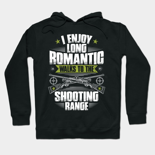 Sports Shooter Shooting Range Romantic Gift Hoodie by Krautshirts